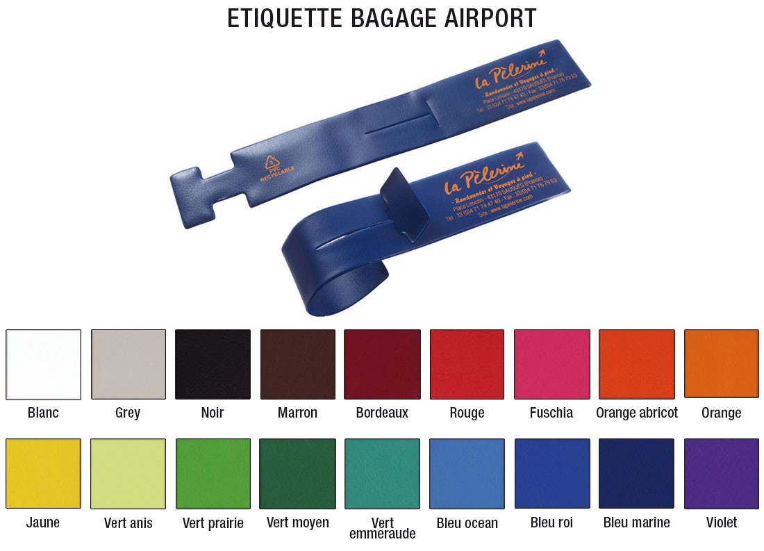 Etiquette Bagage à Marquer Airport - Budget