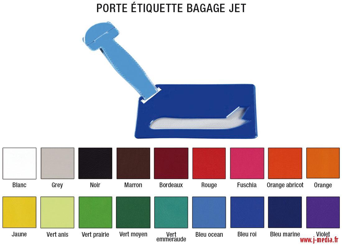 Porte-Étiquette Personnalisé Bagage Jet - Budget