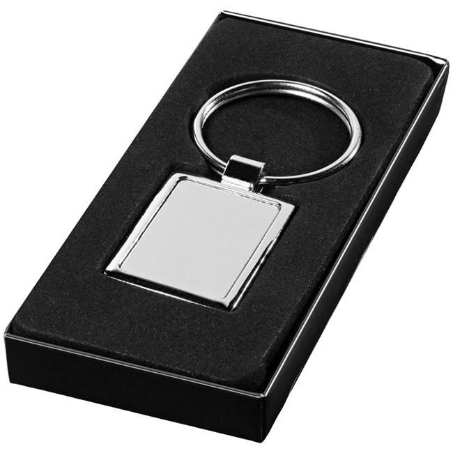 Porte-clé métallique rectangulaire personnalisé avec photo. 2 côtés. Un  cadeau unique, original et exclusif. Plusieurs modèles. : : Mode