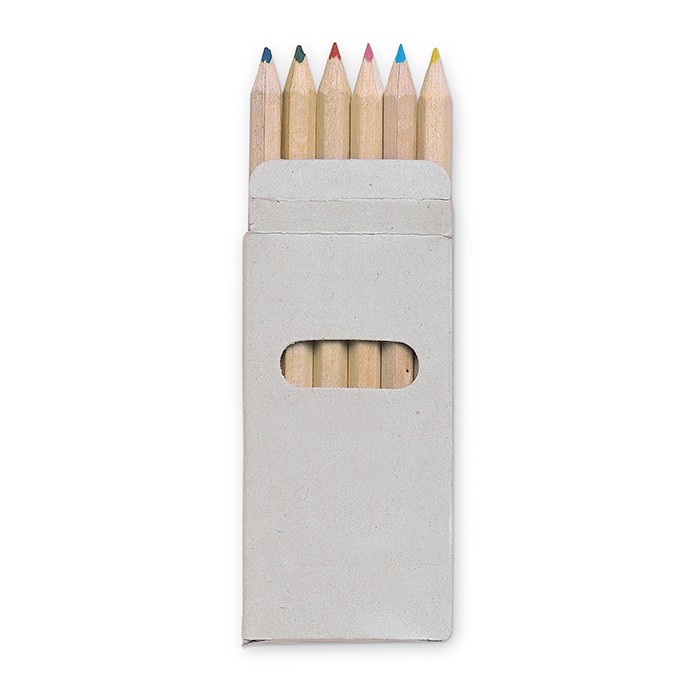 6 Crayons de Couleur Promotionnel