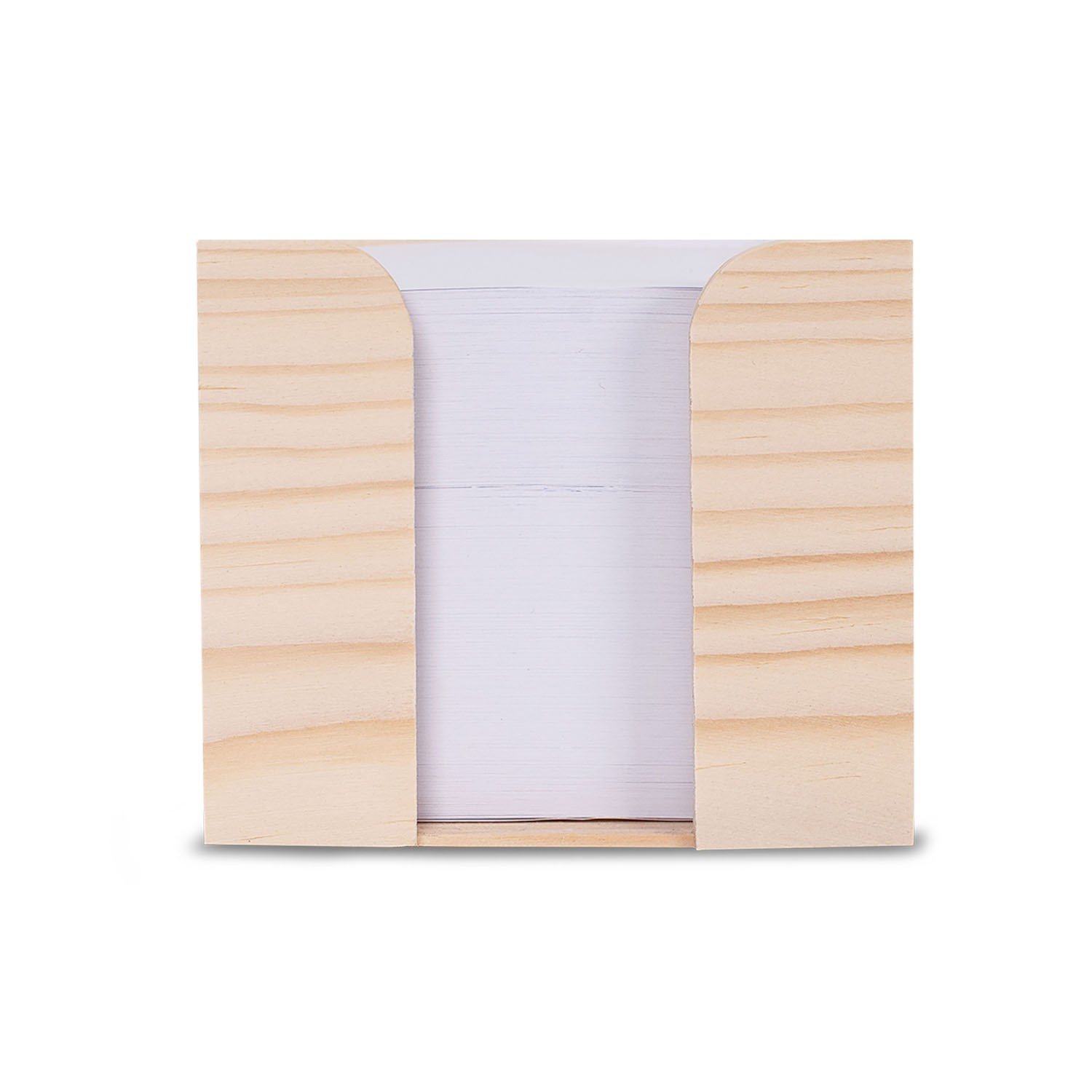 Goodies Boite Cube Papier Bois, avec Papier Recyclé 10 x 10 x 8,5 cm