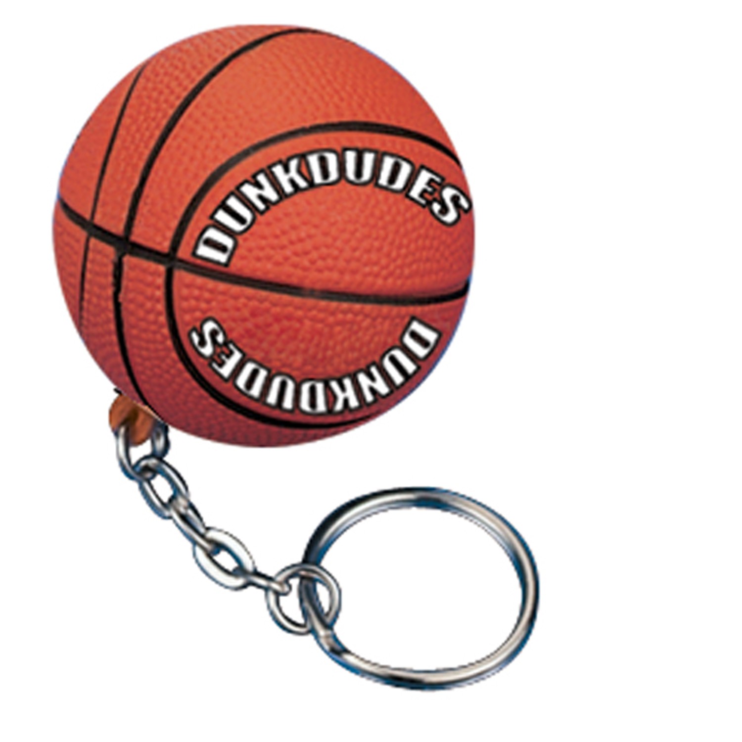 Anti stress à marquer Porte-clé ballon de basket, Anti-stress  publicitaires