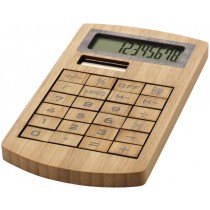 Calculatrice en Bambou Publicitaire 