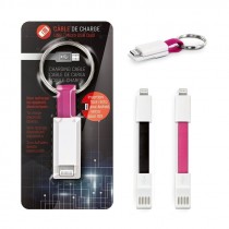 Câble de Charge Micro USB Compatible Ios et Androïd Publicitaire 