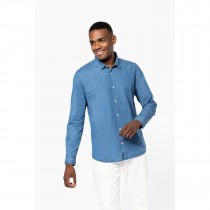 Chemise à broder Chambray homme
