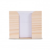 Goodies Boite Cube Papier Bois, avec Papier Recyclé 10 x 10 x 8,5 cm