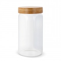 Boîte Publicitaire en verre & Bambou 1200 ml