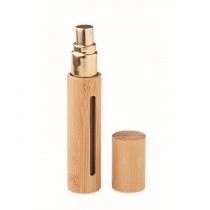 Atomiseur de parfum cadeau client rechargeable avec habillage en bambou à graver