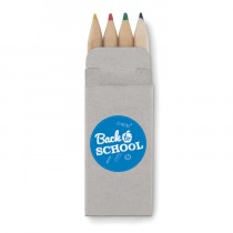 4 Crayons de Couleurs Publicitaires