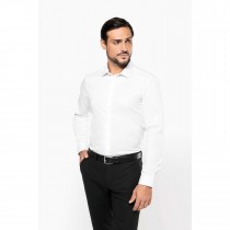 Chemise à broder Twill Manches Longues Homme