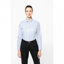 Chemise à broder Twill Manches Longues Femme