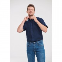Chemise à broder Oxford Homme Manches Courtes