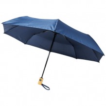 Parapluie en Pet Recyclé Pliable 21" à Ouverture / Fermeture Automatique Bo