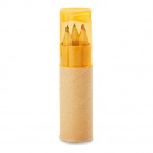 Tube de 6 Crayons de Couleur Publicitaire