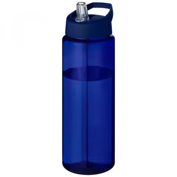 Bouteille de sport H2O Active® Eco Vibe de 850 ml avec couvercle à bec verseur, Couleur : Bleu / Bleu
