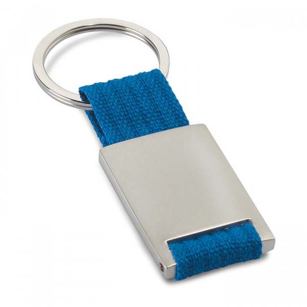 Porte-clés rectangulaire , Couleur : Bleu