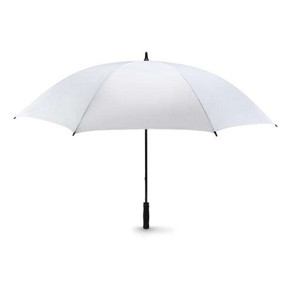 Grand parapluie anti-tempête, Couleur : Blanc