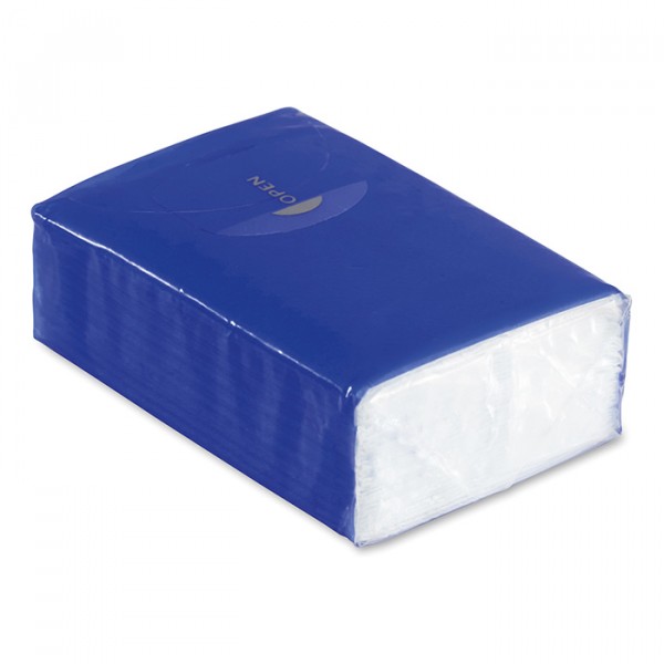 Mini paquet de mouchoirs, Couleur : Bleu Roi
