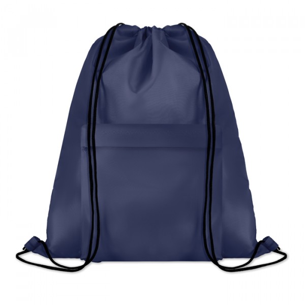 Grand sac cordelette 210D   , Couleur : Bleu