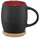 Mug céramique Hearth, Couleur : Noir / Rouge