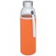 Bouteille de sport Bodhi 500 ml en verre, Couleur : Orange