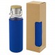 Bouteille Thor 660 ml en verre avec manchon en neoprene, Couleur : Bleu