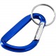 Porte-clés mousqueton Timor en aluminium recyclé RCS, Couleur : Bleu Royal