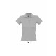 Polo SOL'S PEOPLE, Couleur : Gris Chiné, Taille : S