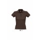 Polo SOL'S PEOPLE, Couleur : Chocolat, Taille : S