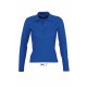 Polo manches longues SOL'S PODIUM, Couleur : Royal, Taille : S