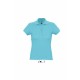 Polo SOL'S PASSION, Couleur : Bleu Atoll, Taille : S