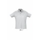 Polo SOL'S SUMMER II, Couleur : Blanc Chiné, Taille : XS