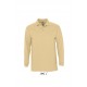 Polo manches longues SOL'S WINTER II, Couleur : Sable, Taille : S