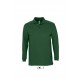 Polo manches longues SOL'S WINTER II, Couleur : Vert Golf, Taille : S