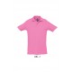 Polo SOL'S SPRING II, Couleur : Rose Orchidée, Taille : S