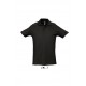 Polo SOL'S SPRING II, Couleur : Noir, Taille : S