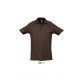 Polo SOL'S SPRING II, Couleur : Chocolat, Taille : S