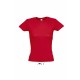 Tee-shirt SOL'S MISS, Couleur : Rouge, Taille : S