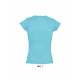Tee-shirt SOL'S MOON, Couleur : Bleu Atoll, Taille : 3XL