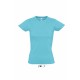 Tee-shirt SOL'S IMPERIAL WOMEN, Couleur : Bleu Atoll, Taille : S
