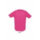 Tee shirt SOL'S SPORTY, Couleur : Rose Fluo, Taille : 3XL