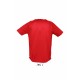 Tee shirt SOL'S SPORTY, Couleur : Rouge, Taille : 3XL