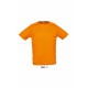 Tee shirt SOL'S SPORTY, Couleur : Orange Fluo, Taille : 3XL