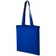 Sac Shopping coton Madras, Couleur : Bleu Royal