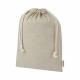 Grand sac cadeau Pheebs en coton recyclé GRS, 30 x 42 cm, Couleur : Bruyère Naturel