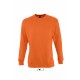 Sweat-shirt SOL NEW SUPREME, Couleur : Orange, Taille : XS