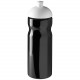 Bouteille de sport H2O Base 650 ml avec couvercle dôme, Couleur : Noir / Blanc