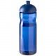 Bouteille de sport H2O Base 650 ml avec couvercle dôme, Couleur : Bleu