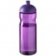 Bouteille de sport H2O Base 650 ml avec couvercle dôme, Couleur : Violet