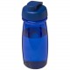 Bouteille de sport H2O Pulse 600 ml avec couvercle à clapet, Couleur : Bleu